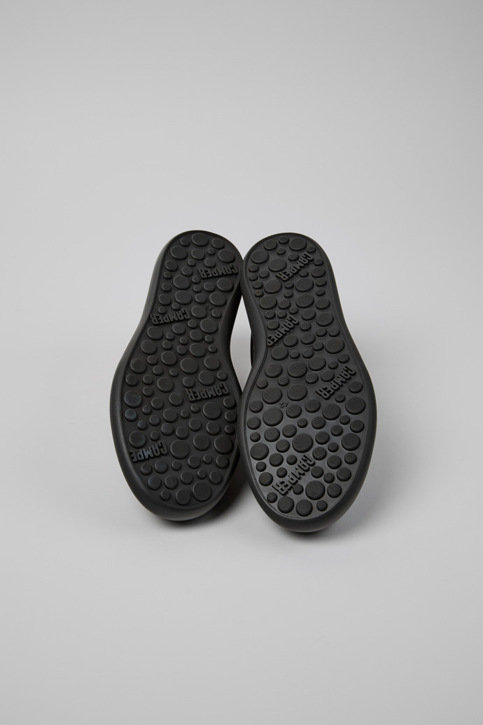 The soles of Pelotas Soller Gray Textile and Nubuck Sneakers for Men.