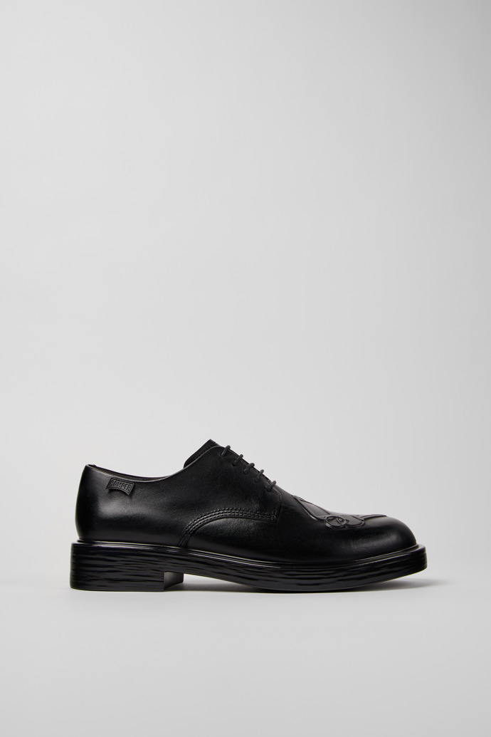 Twins Zapatos negros de piel para hombre.