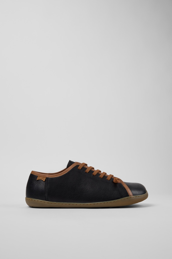 Side view of Twins Multicolor Leather Shoes for Men.