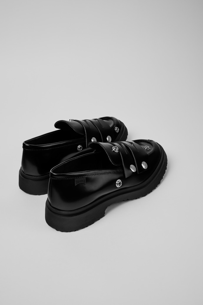 Twins Schwarzer Herrenmokassin aus Leder.