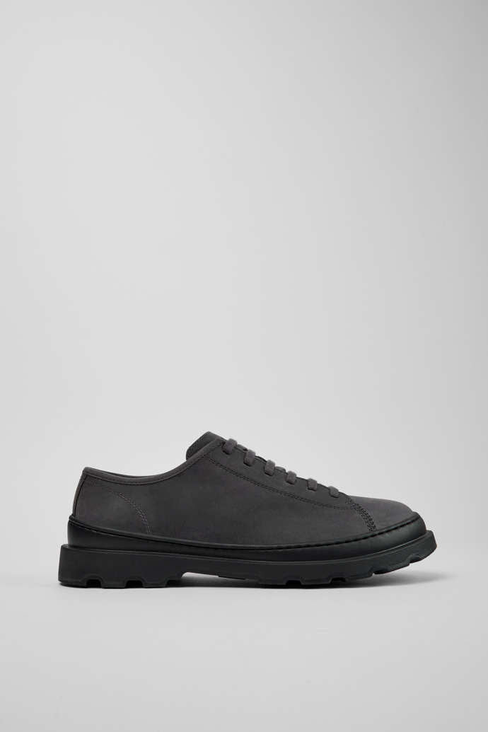 Brutus+ Graue Nubuklederschuhe für Herren.