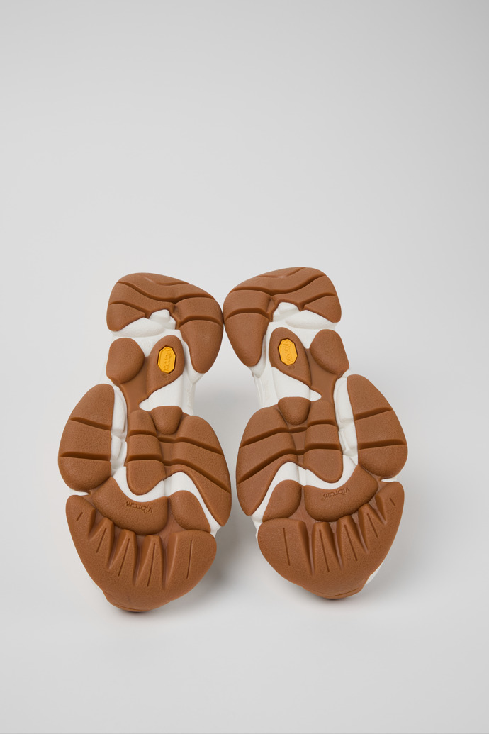 The soles of Karst 2 Multicolor Leather and Nubuck Sneakers for Men.