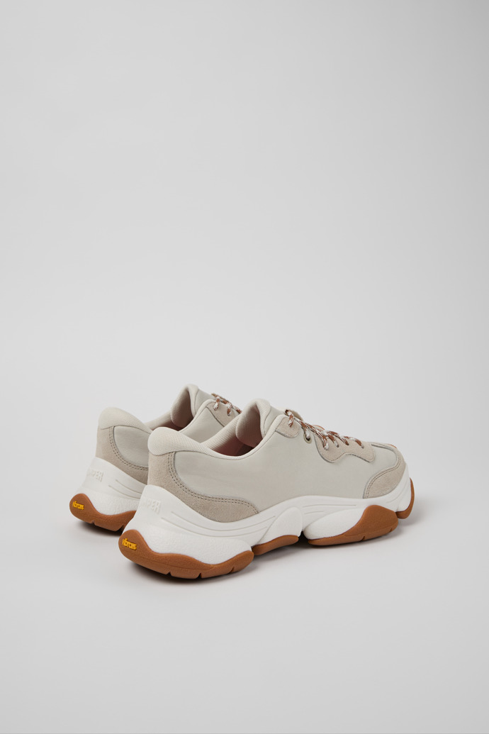 Back view of Karst 2 Multicolor Leather and Nubuck Sneakers for Men.