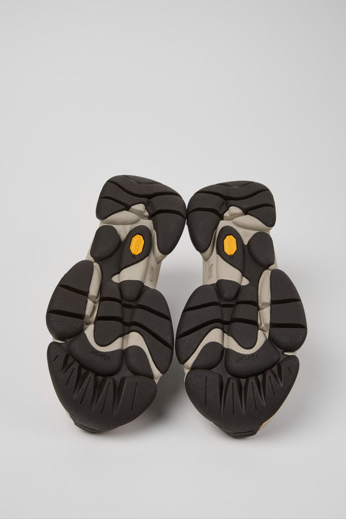 The soles of Karst 2 Multicolor Leather and Nubuck Sneakers for Men.