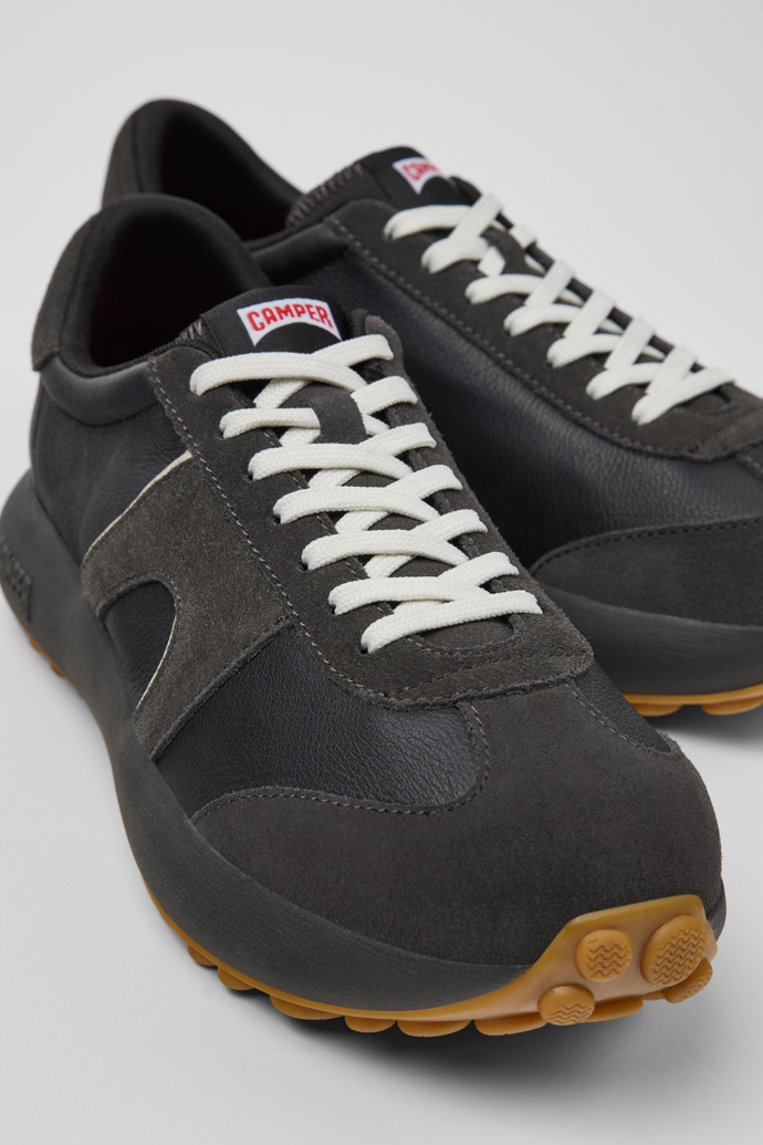 Pelotas Athens Sneakers multicolores de piel y nobuk para hombre.