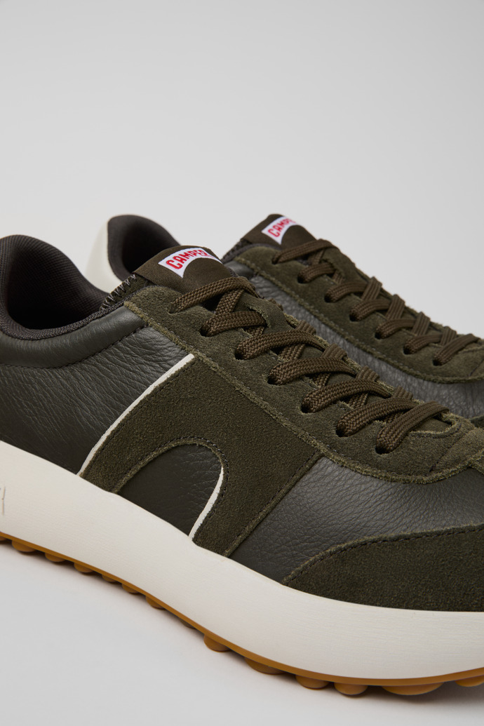 Pelotas Athens Sneakers multicolores de piel y nobuk para hombre.