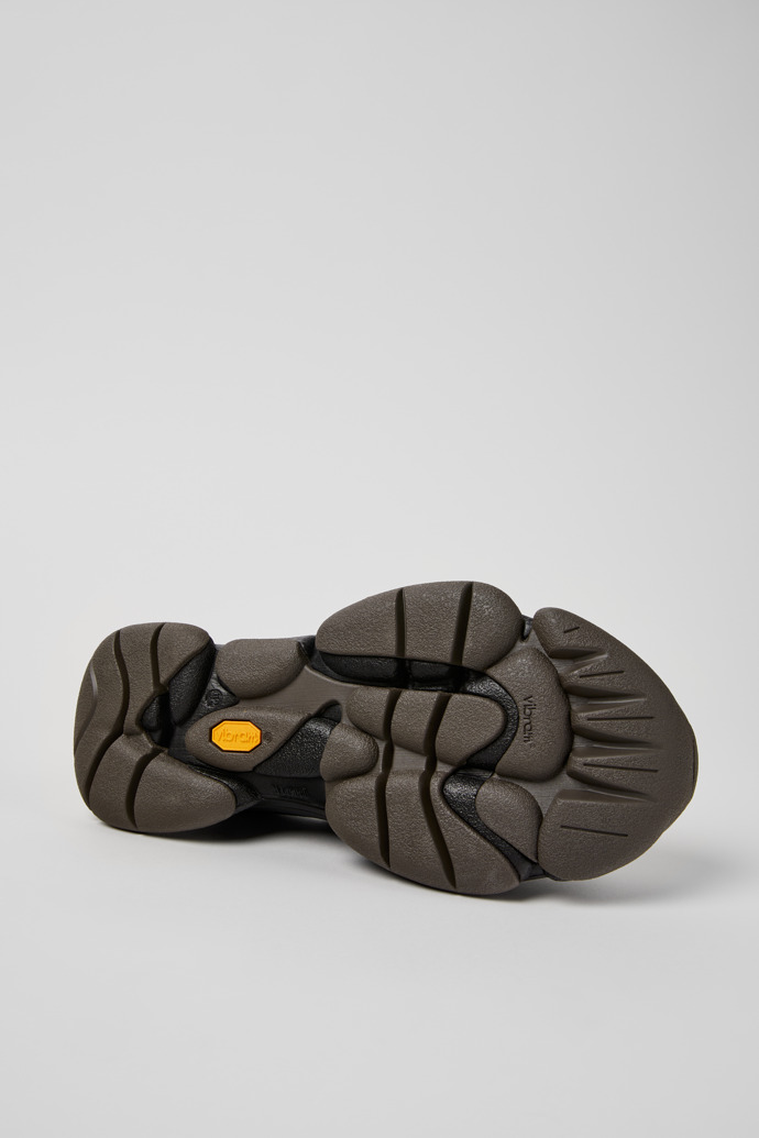 The soles of Karst 2 Black Leather Sneakers for Men.