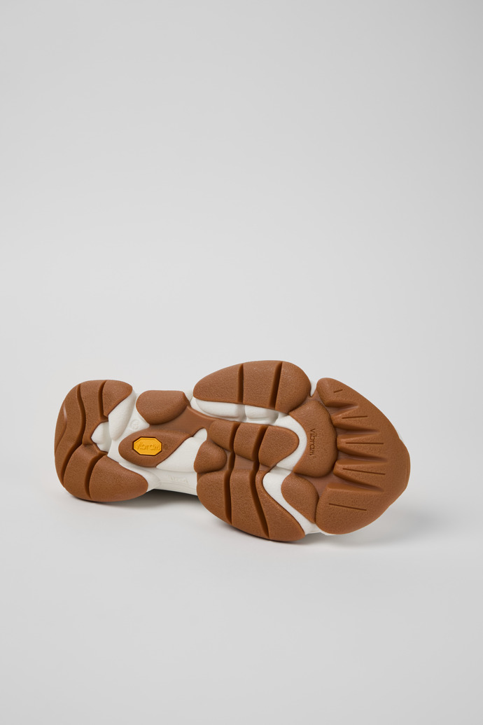 The soles of Karst 2 White Leather Sneakers for Men.