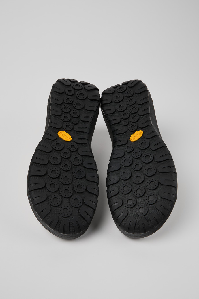 The soles of Peu Serra 360º Durable Gray Nubuck and Textile Sneakers for Men