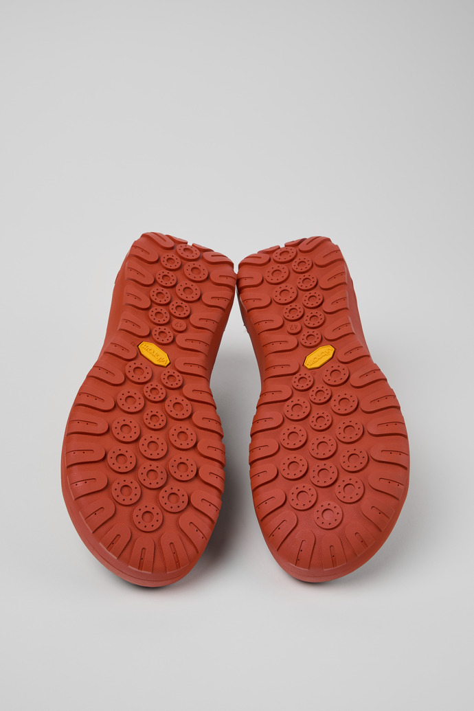 The soles of Peu Serra Gray Nubuck and Textile Shoes for Men.