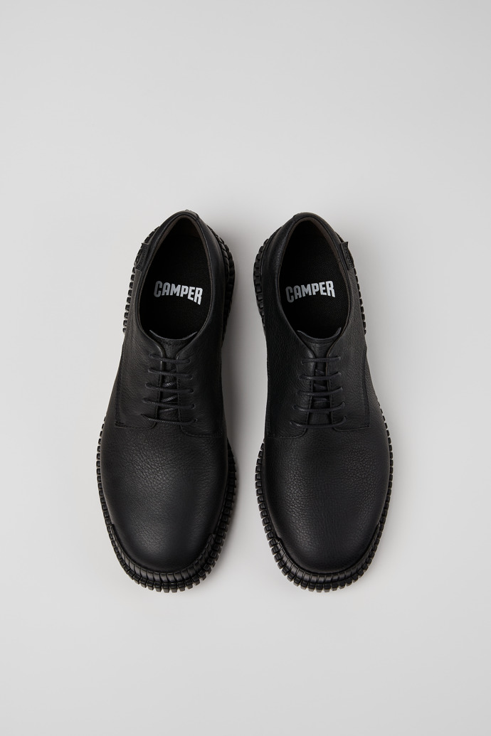Pix Schwarzer Herrenschuh aus Leder.
