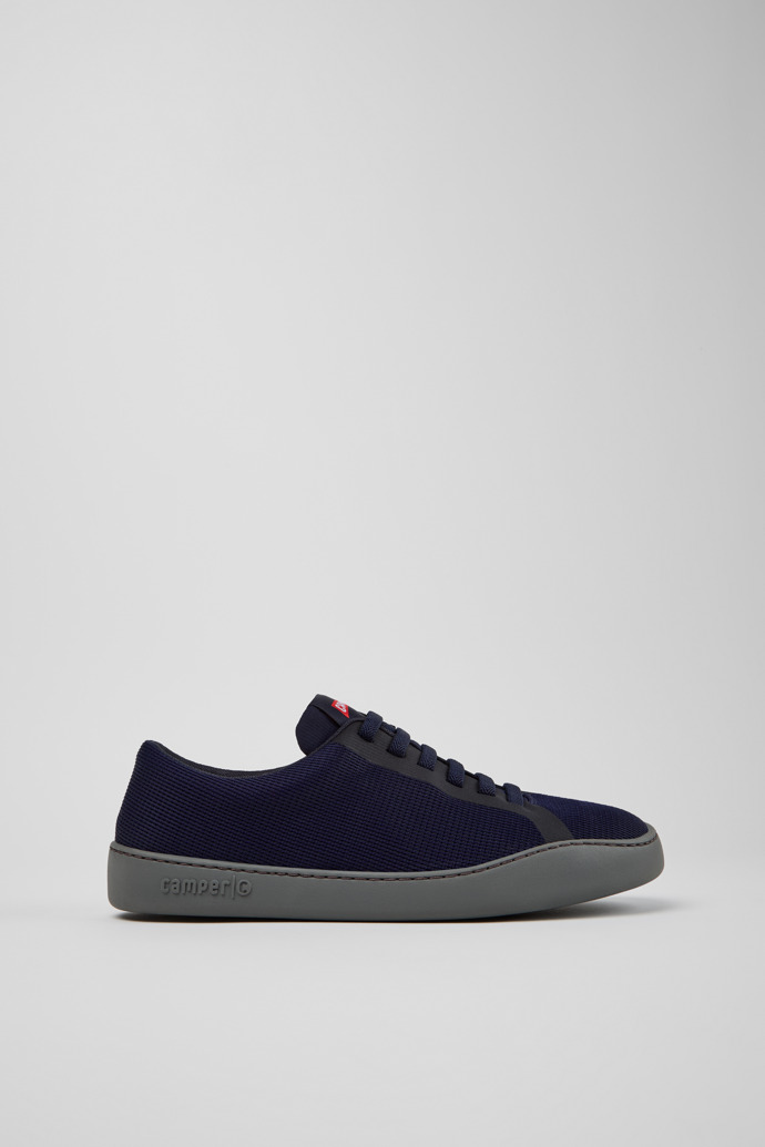 Peu Touring Sneakers técnicas y piel azul para hombre.