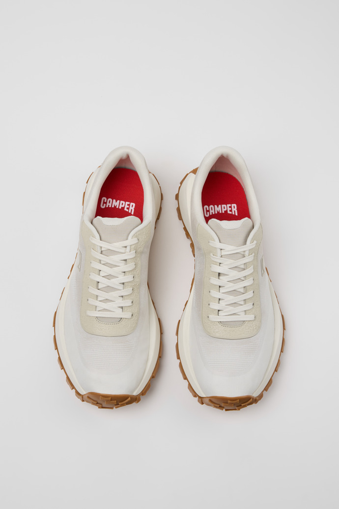 Drift Trail Beżowe sneakersy z materiałów technicznych i ze skóry Dla mężczyzn.