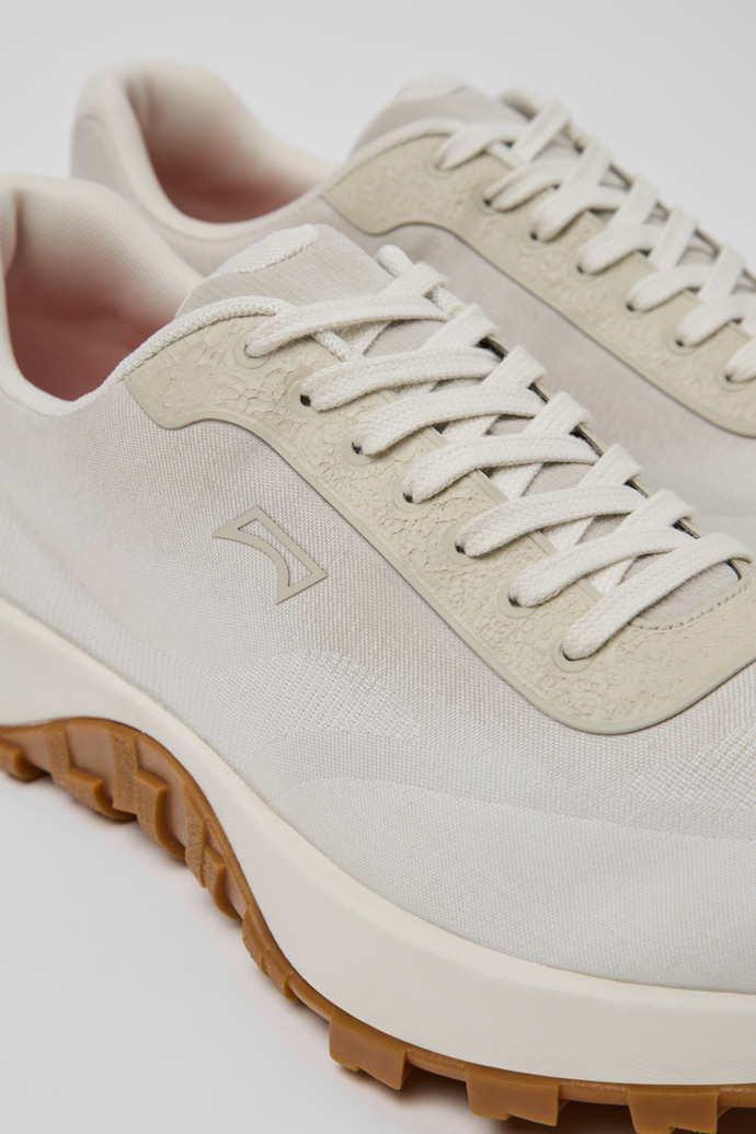 Drift Trail Beżowe sneakersy z materiałów technicznych i ze skóry Dla mężczyzn.