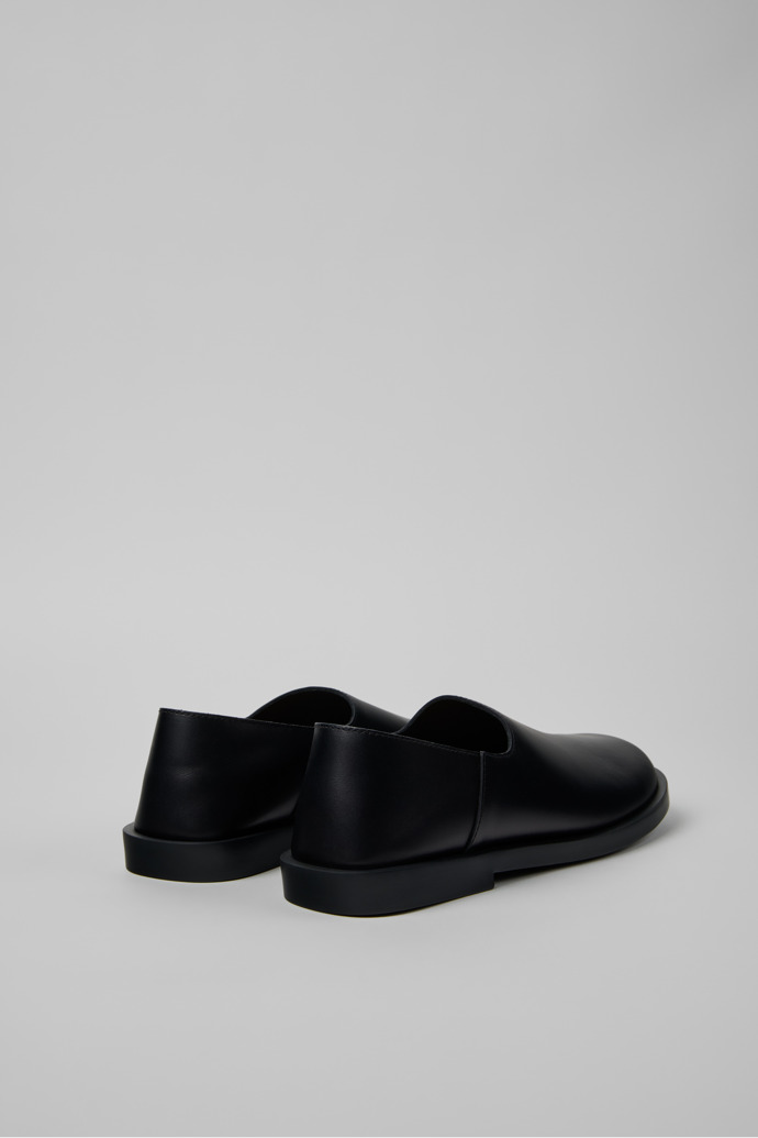 Back view of Don Black Leather Shoes for Men.