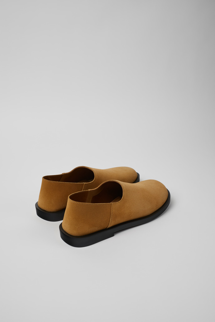 Back view of Don Brown Suede Leather Shoes for Men.