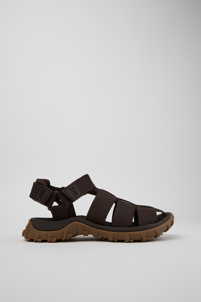 Drift Trail Sandal Sandàlies de pell i teixit marrons Per a home.