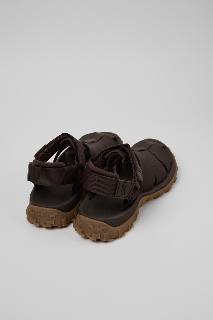 Drift Trail Sandal Sandàlies de pell i teixit marrons Per a home.