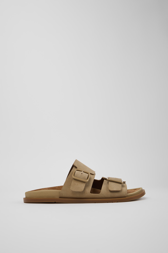 Lluc Sandal Sandali Da uomo in pelle scamosciata marroni.