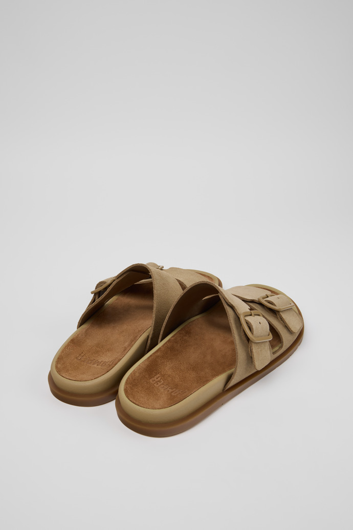 Lluc Sandal Sandali Da uomo in pelle scamosciata marroni.