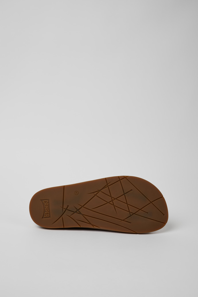 Lluc Sandal Sandalias de ante marrones para hombre.