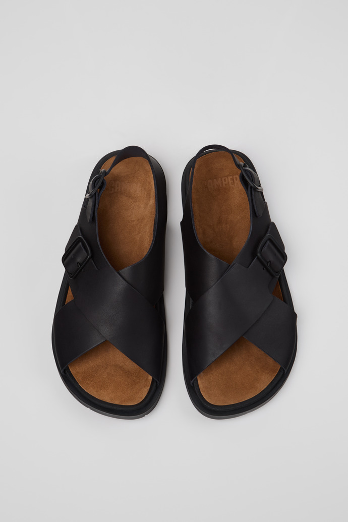 Lluc Sandal Braune Ledersandalen für Herren.