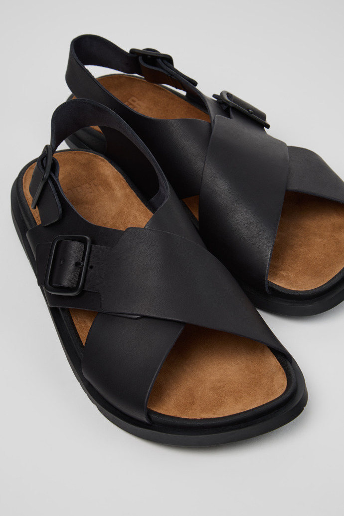 Lluc Sandal Braune Ledersandalen für Herren.