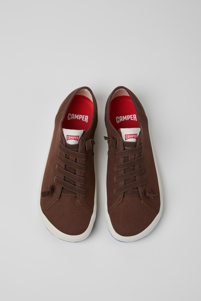 Peu Rambla II Baskets en textile marron Pour homme.