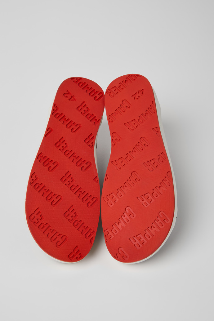 The soles of Peu Rambla II Gray Textile Sneakers for Men.