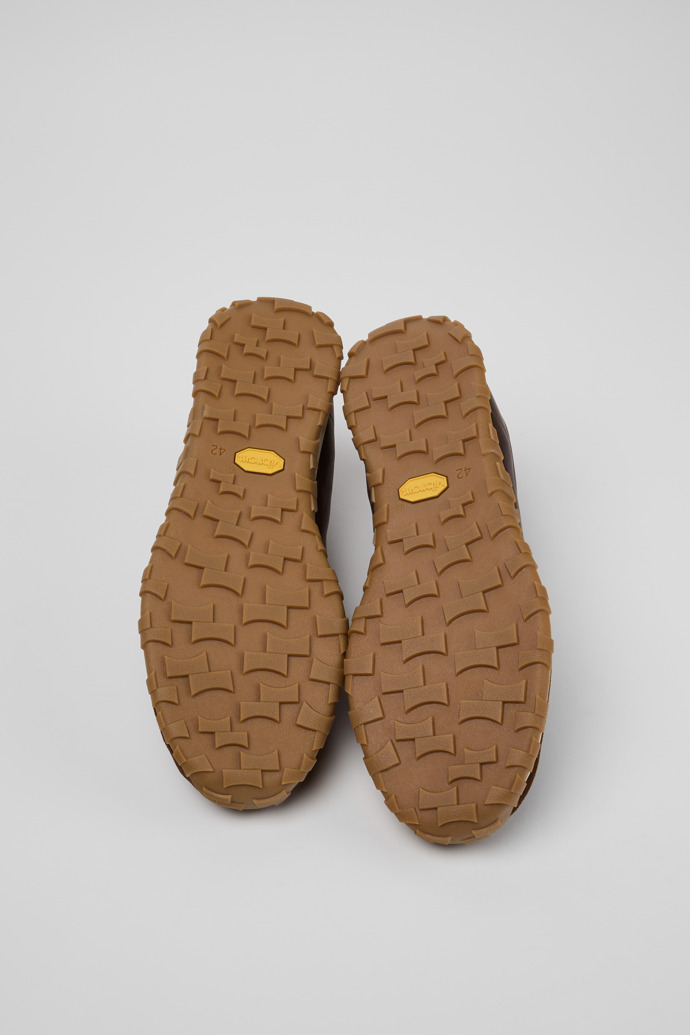 Drift Walk Braune Leder- und Nubuk-Sneaker für Herren.