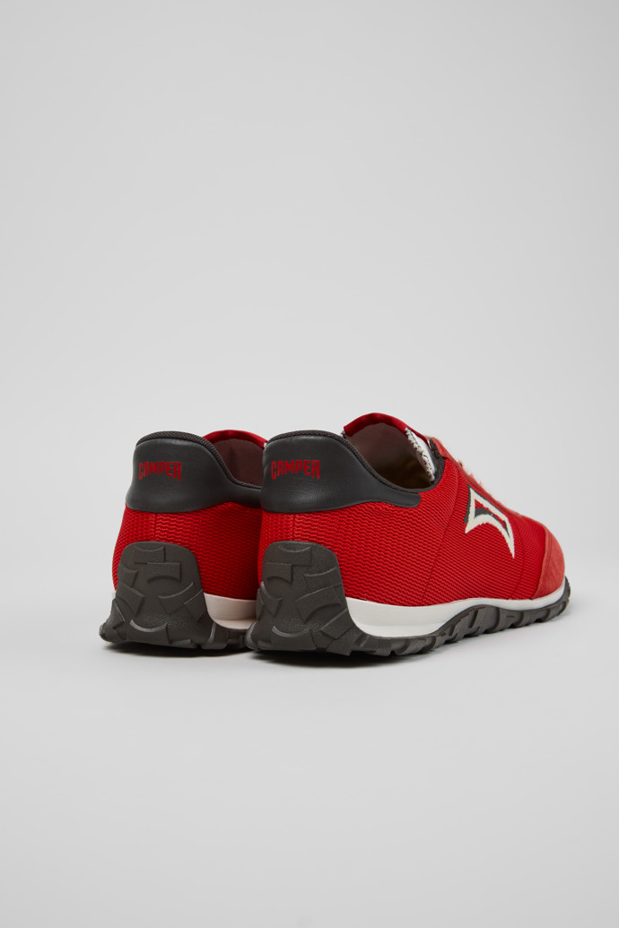 Back view of Drift Walk Multicolor Textile and Nubuck Sneakers for Men.