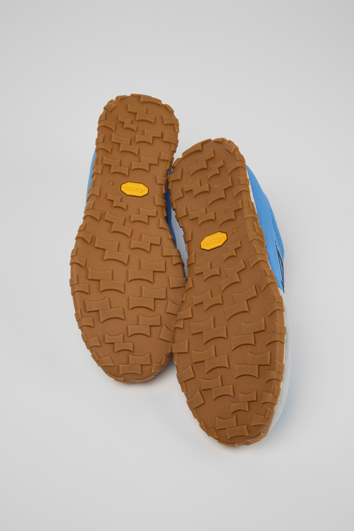 The soles of Drift Walk Multicolor Textile and Nubuck Leather Sneakers for Men.