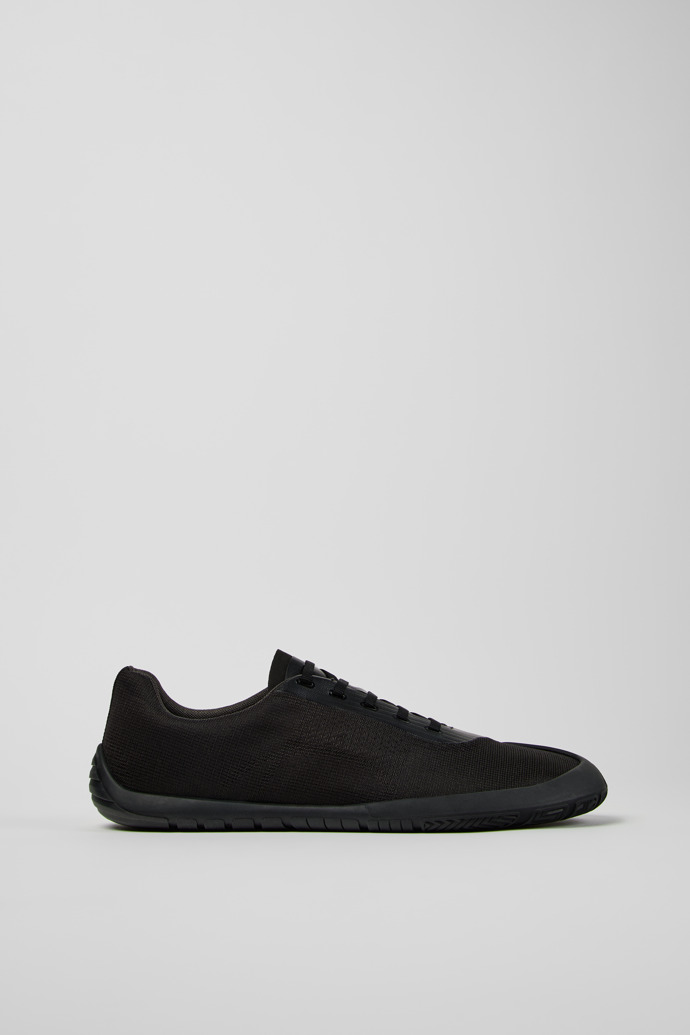 Peu Path+ Baskets en cuir noires Pour homme.
