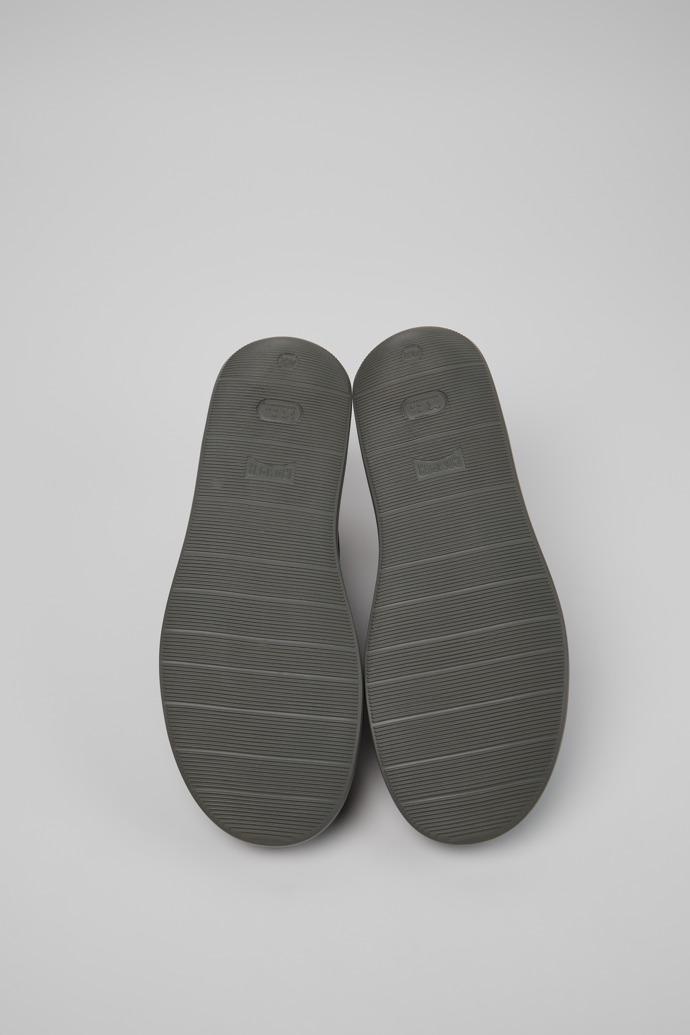 Wagon Blaue Leder- und Textilschuhe für Herren.