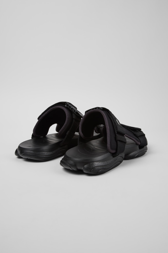 Karst Sandal Schwarze Textilsandalen für Herren.