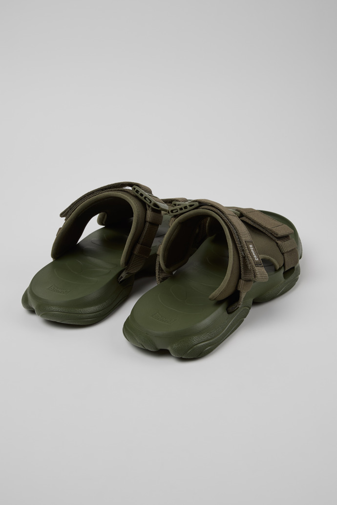 Karst Sandal Grüne Textilsandalen für Herren.