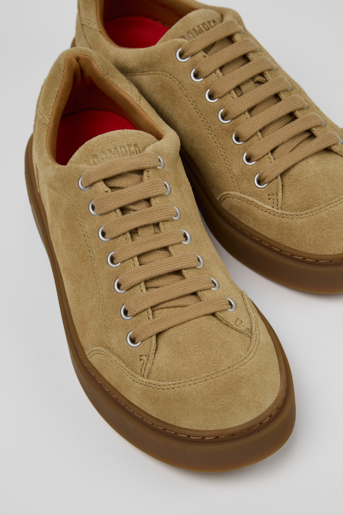 Runner Twentyfive Baskets en cuir velours marron Pour homme.