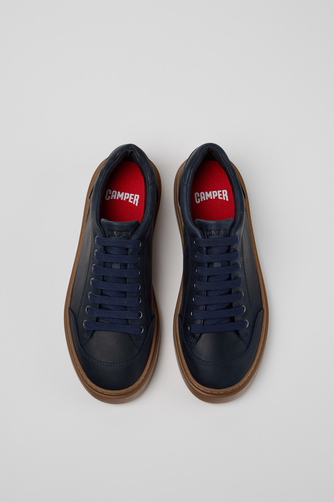 Runner Twentyfive Baskets en nubuck bleu pour homme.