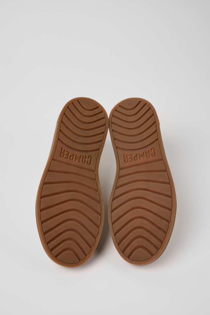 The soles of Twins Multicolor Leather Sneakers for Men.