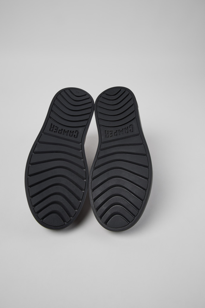 The soles of Twins Multicolor Leather Sneakers for Men.
