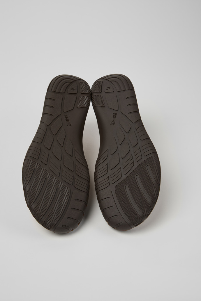 Twins Zapatos de piel marrones para hombre.