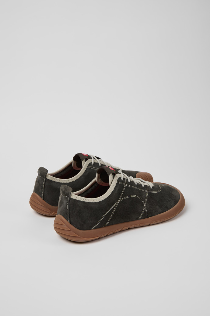 Peu Path+ Pantofi sport din piele gri pentru bărbați.