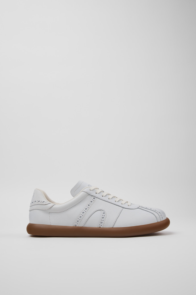 Twins Weiße Ledersneaker für Herren.