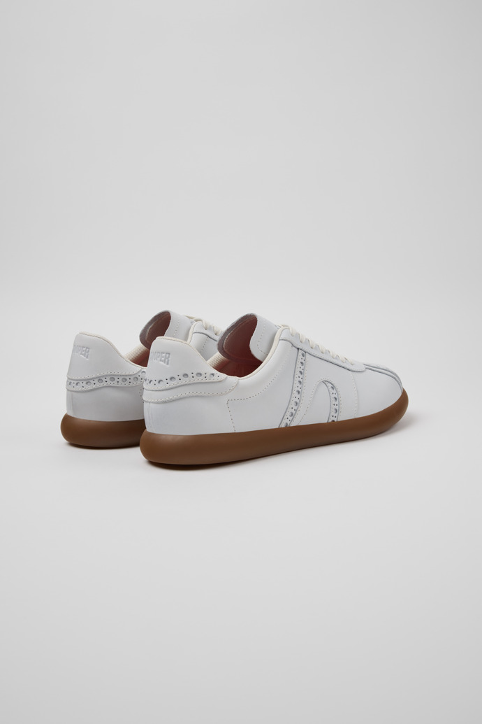Twins Weiße Ledersneaker für Herren.