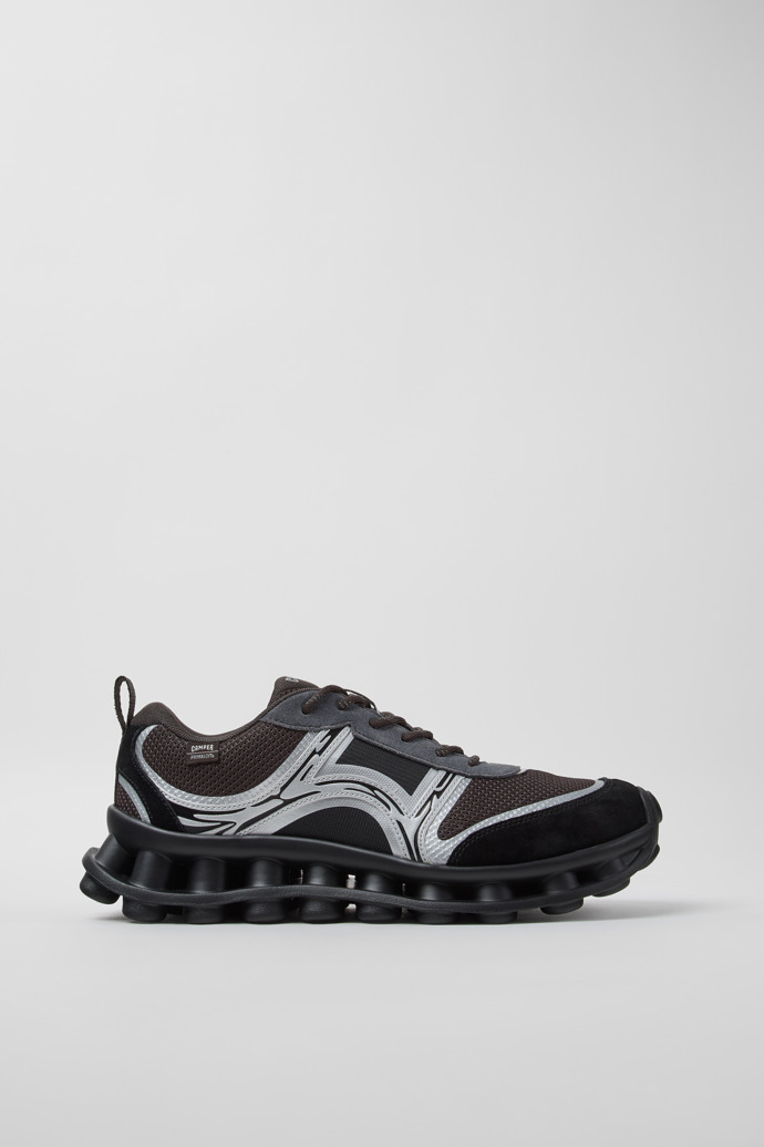 Pelotissima Zapatillas grises de textil y nobuk para hombre.