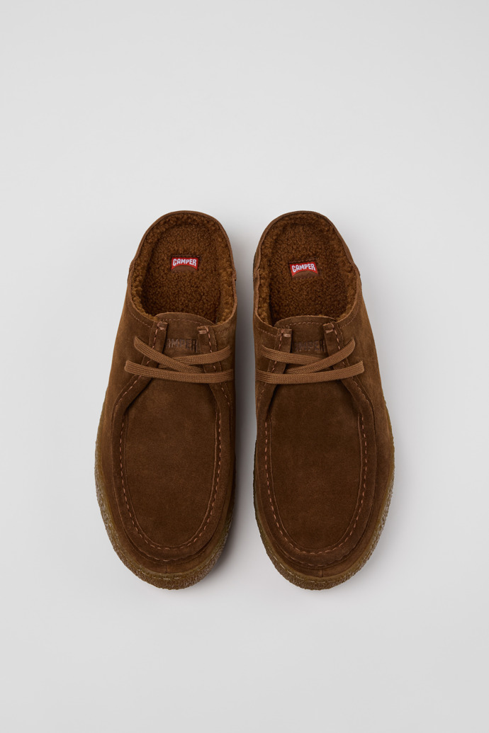 Peu Terreno Sabates de camussa marrons per a home.