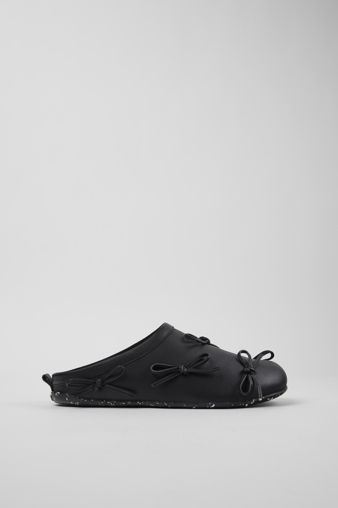 Wabi x Casa Camper Chausson en cuir noir pour homme