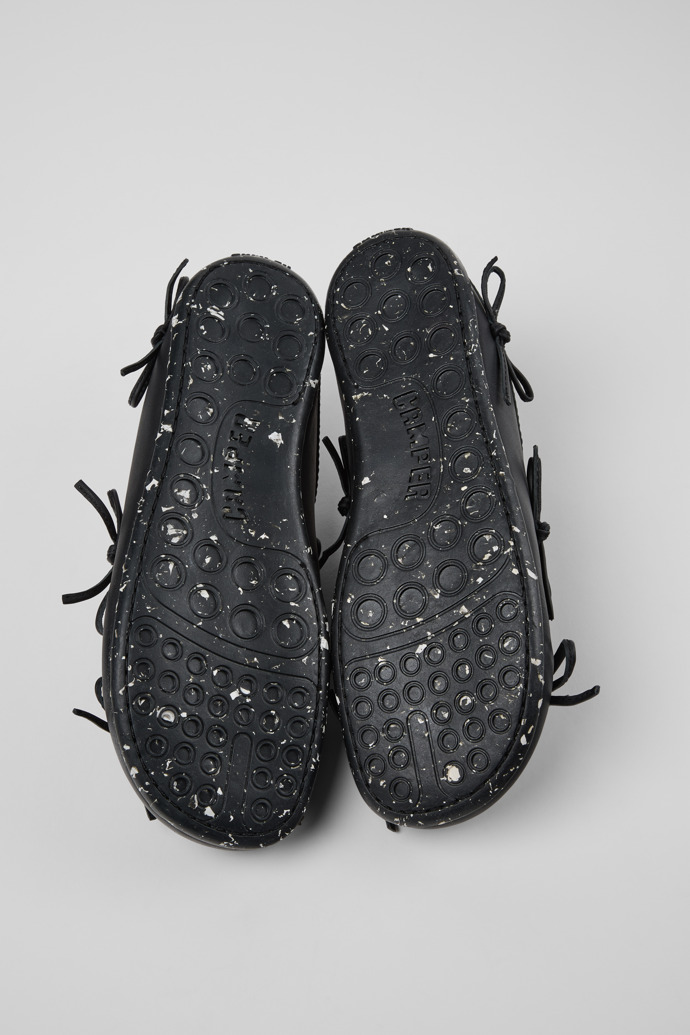 Wabi x Casa Camper Chausson en cuir noir pour homme