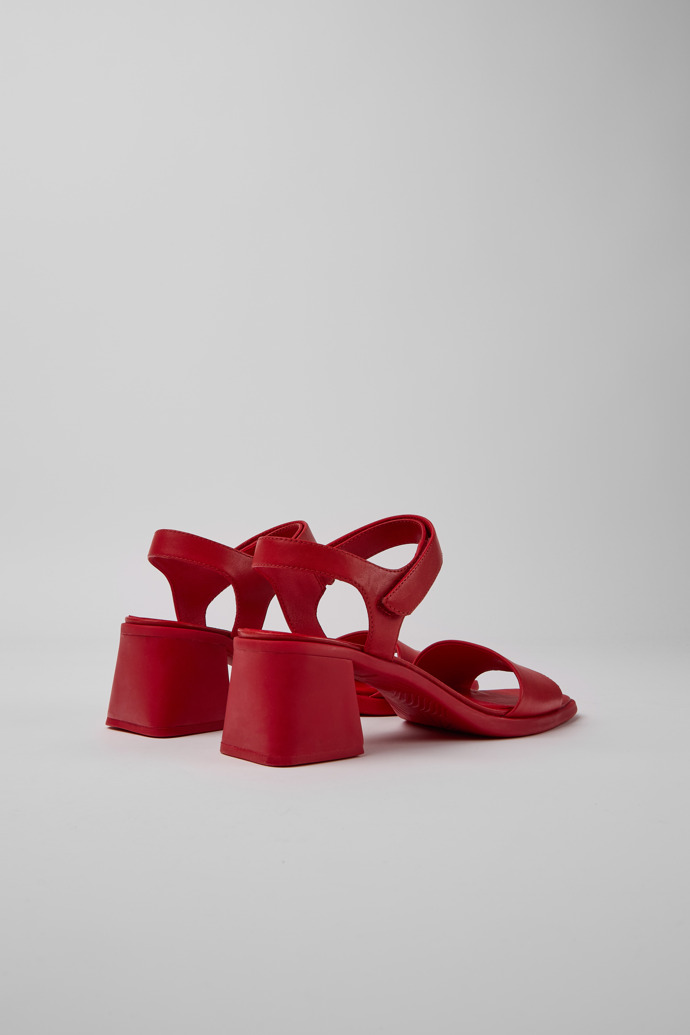 Back view of Karolina Women's red sandal