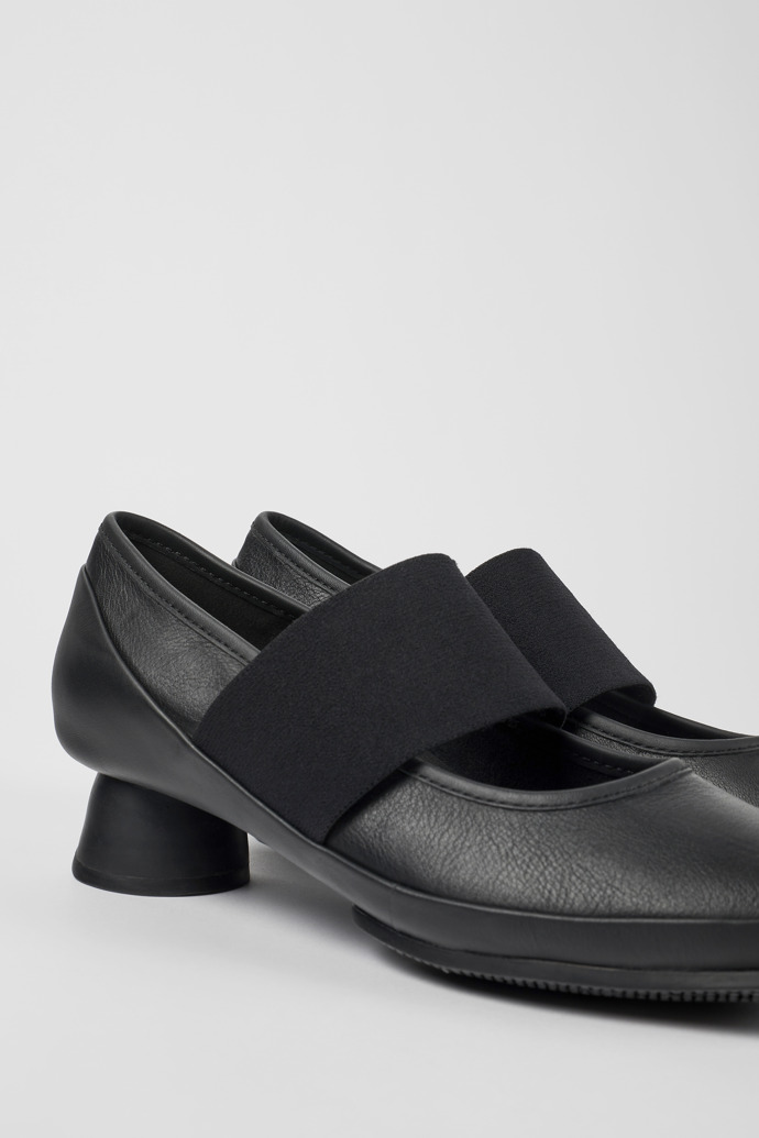 Close-up view of Alright Black Formal Shoes for Women